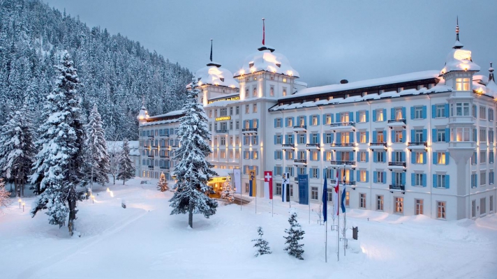 5-Sterne Kempinski Grand Hotel des Bains in St. Moritz, Schweiz
